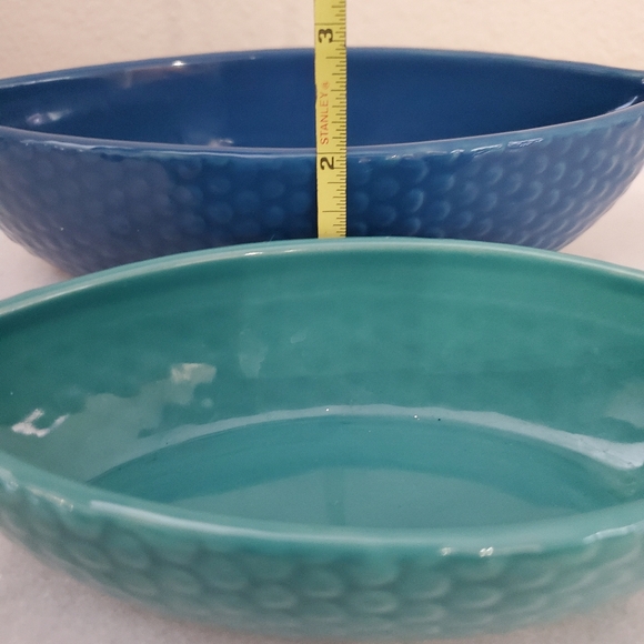 West Elm Fish-Shaped Ceramic Bowls - Blue and Teal - Picture 10 of 12